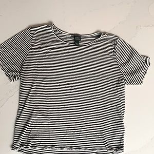 Black and white striped T-shirt